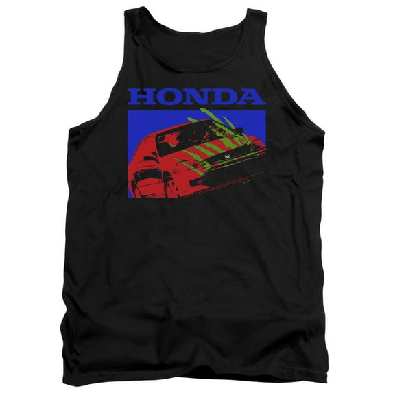 Honda Civic Bold Adult Tank Top Black