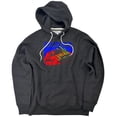 thumbnail image 1 of Honda Civic Bold Unisex Adult Slim Fit Pull-Over Heather Hoodie, Charcoal, Large, 1 of 5