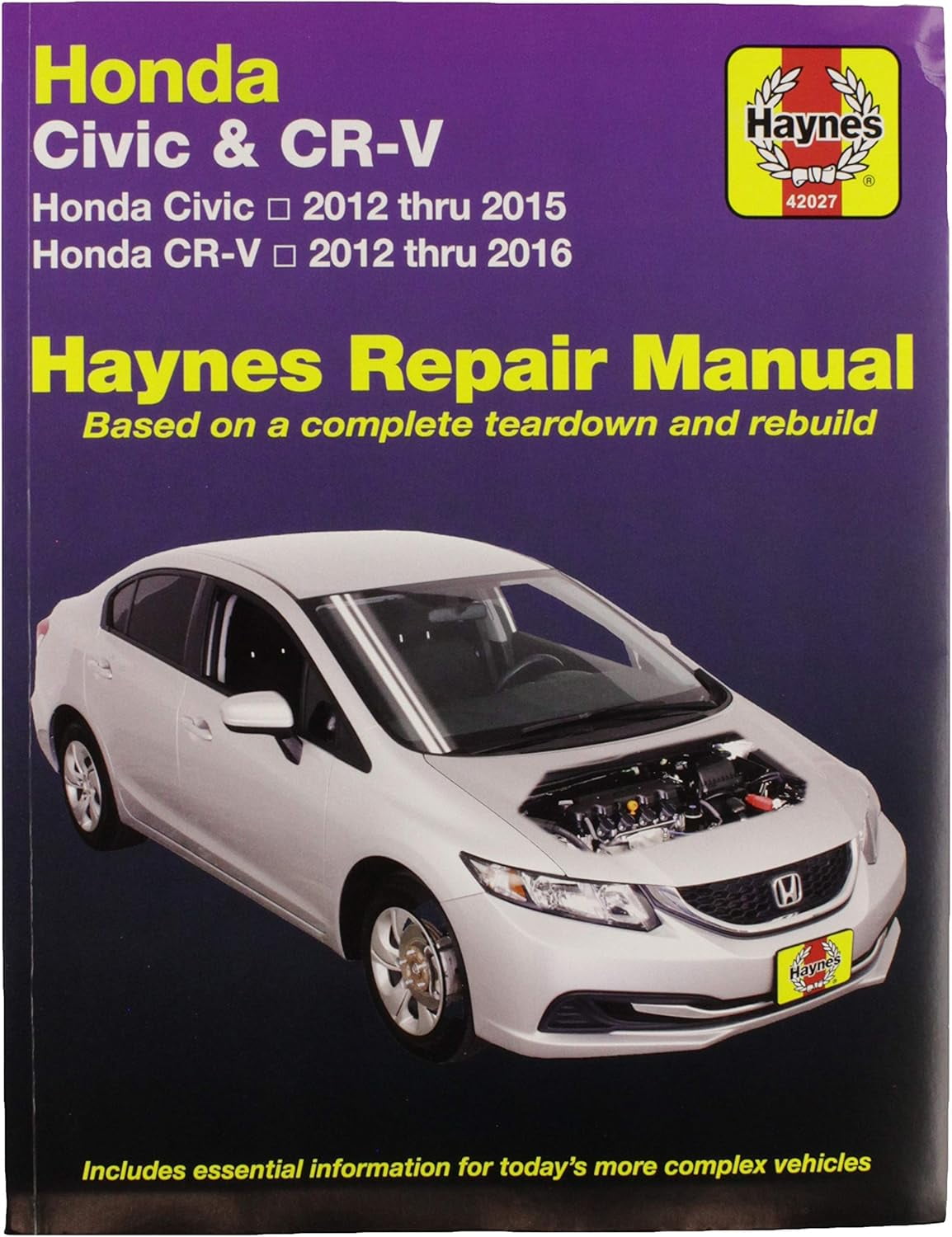 Honda Civic & CR-V Haynes Repair Manual (2012-2016)