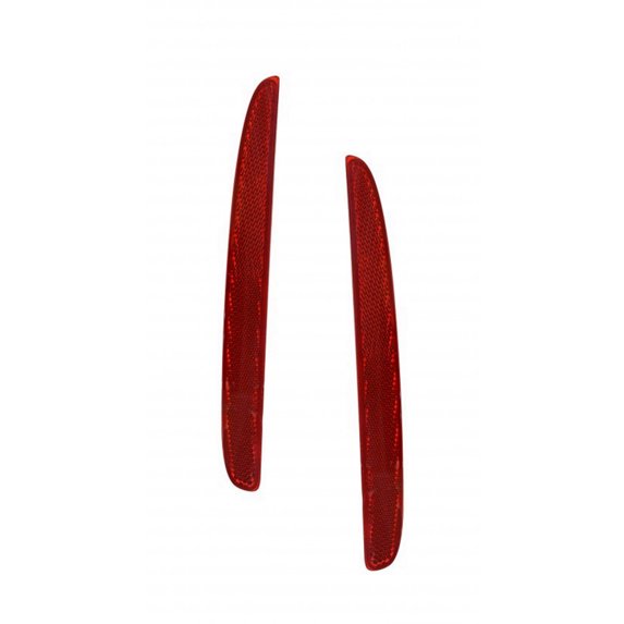 For Honda Civic Hatchback Rear Reflector 2017 18 19 2020 Pair Driver and Passenger Side LED Type R HO1184114, HO1185114 | 33555-TDJ-J01, 33505-TDJ-J01