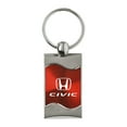 thumbnail image 1 of Honda Civic Keychain & Keyring - Red Wave, 1 of 2