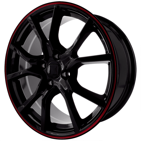 Honda Civic Type R 17x7.5 Style Rims Red Lip 2pcs.