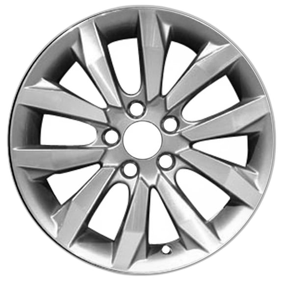 2014-2015 Honda Civic Sedan 17" Machined Black OEM Factory Wheel Rim 42700SNXC71