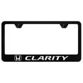 thumbnail image 1 of Honda Clarity UV Print Polycarbonate License Plate Frame (Black), 1 of 3