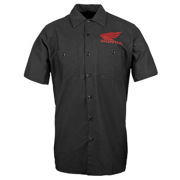 Honda Collection Official Licensed Products Men's Big Wing Garage Shirt Black L 549659