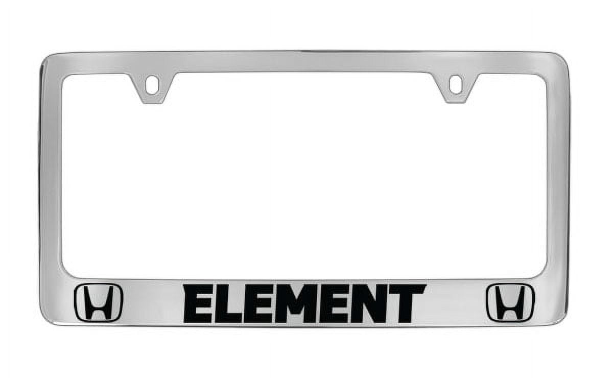 Honda Element Chrome Plated Metal License Plate Frame Holder
