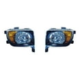 thumbnail image 1 of For Honda Element Headlight Assembly Unit 2007 2008 Pair Driver and Passenger Side | EX/LX Model | Black Bezel | DOT Certified | HO2518114 + HO2519114, 1 of 4
