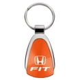 thumbnail image 1 of Honda Fit Keychain & Keyring - Orange Teardrop, 1 of 2