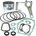 thumbnail image 1 of Honda GX340, GXV340 piston kit with gaskets, oil seals and connecting rod, 1 of 2