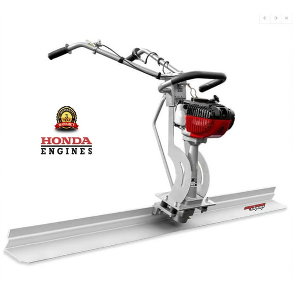Honda GX35 Gas Concrete Power Screed Finishing Float Tool with 7'6' Blade
