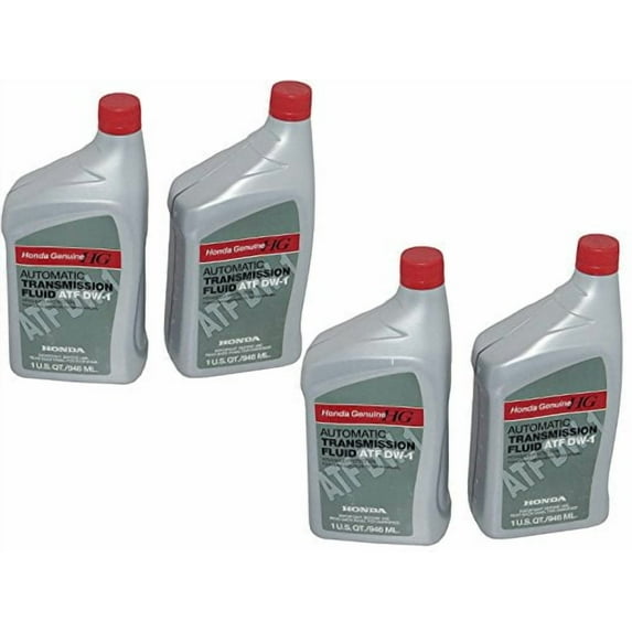 Honda Genuine 08200-9008 Automatic Transmission Fluid ATF DW-1, 4 Quarts
