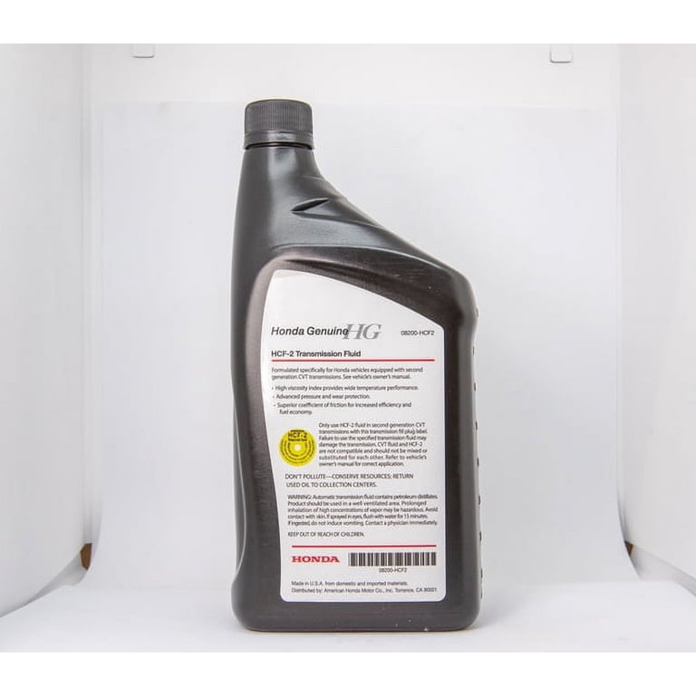 Genuine Honda OEM HCF-2 Transmission Fluid, 1 Quart, Durable