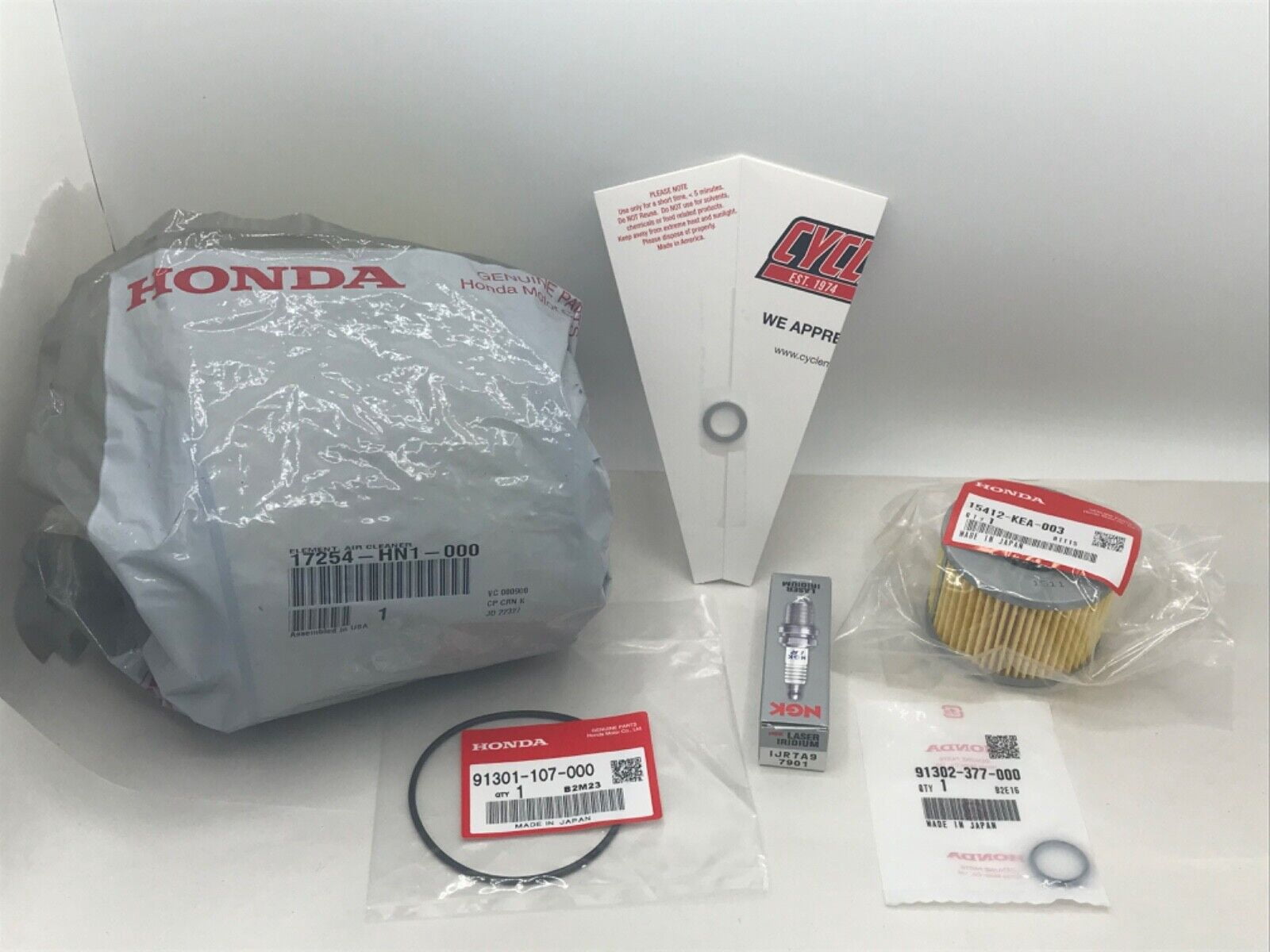 Honda Genuine OEM 2001-2004 TRX 500 Rubicon Service Tune Up Kit