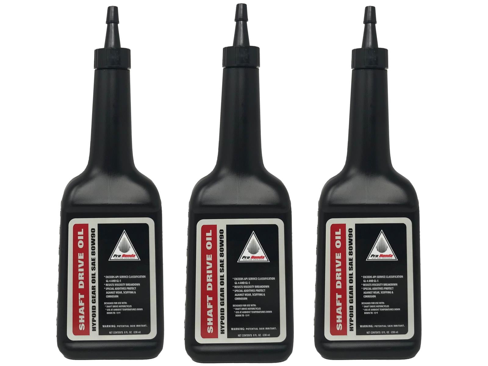 3 Pack of Honda Genuine OEM 8oz Shaft Drive Oil 08208-0080