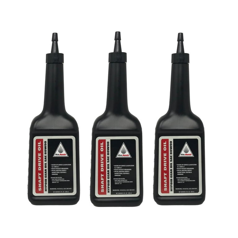 3 Pack of Honda Genuine OEM 8oz Shaft Drive Oil 08208-0080