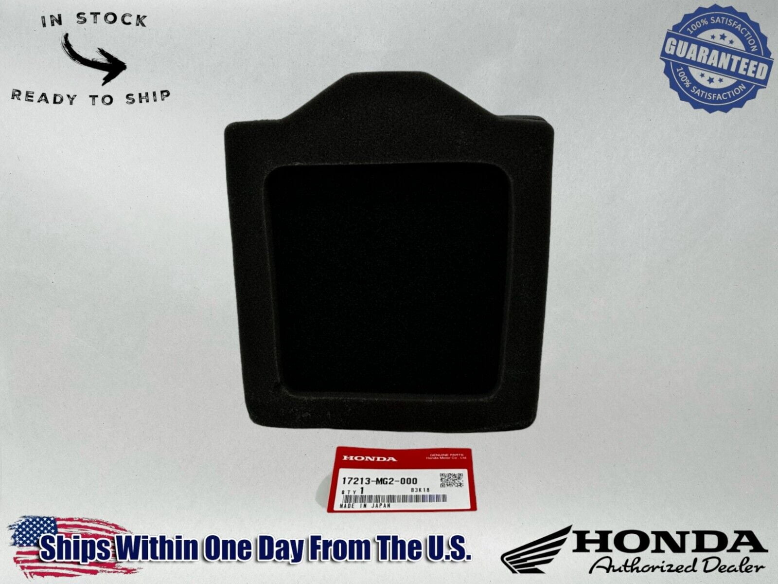 Honda Genuine OEM Authentic Air Filter 17213-MG2-000 - Walmart.com