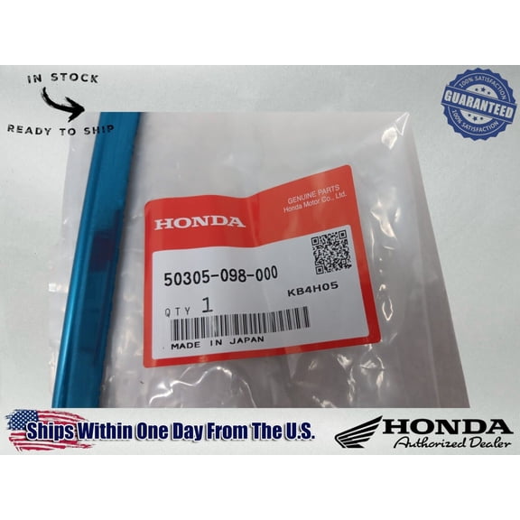 Honda Genuine OEM Authentic Ct70Frame Top Chrome Strip  50305-098-000