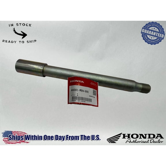 Honda Genuine OEM Authentic Front Wheel Axle 44301-MEN-000