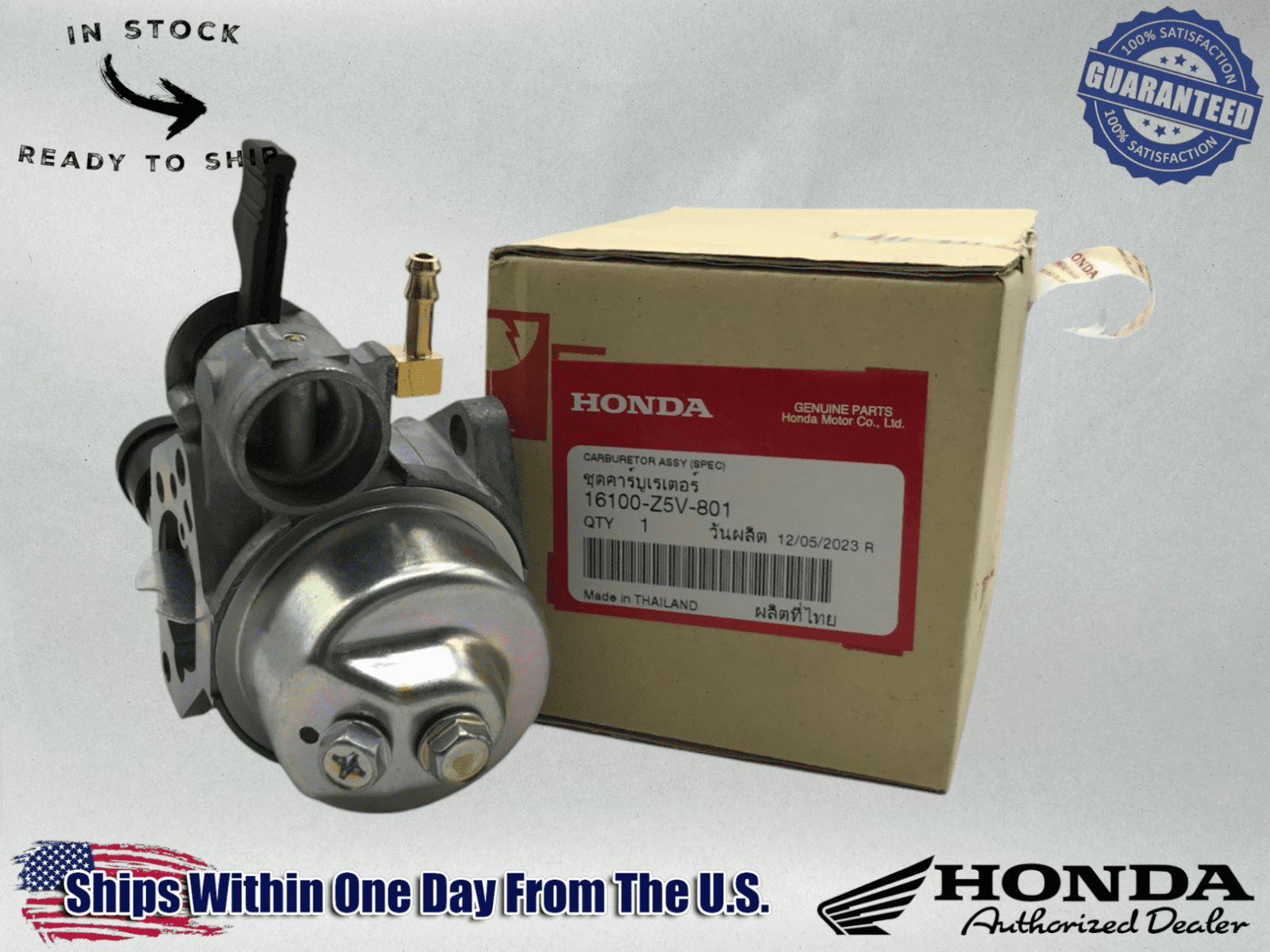 Honda Genuine OEM Authentic Genuine GXV390 Keihin Carburetor 16100