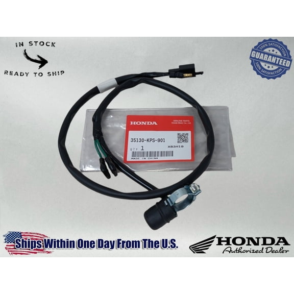 Honda Genuine OEM Authentic Kill Button Stop Switch Assembly 35130-KPS-901