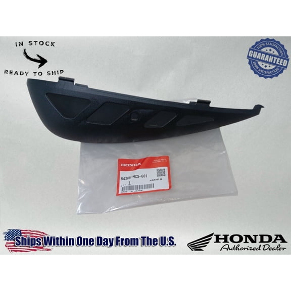 Honda Genuine OEM Authentic Left Side Engine Guard Cover 64265-MCS-G01