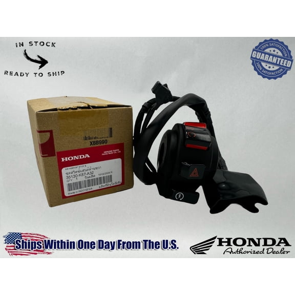 Honda Genuine OEM Authentic Switch Assembly 35130-K87-A32