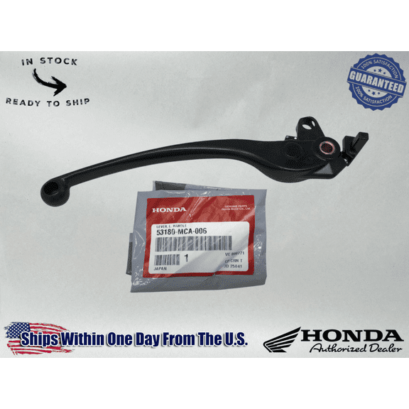 Honda Genuine OEM CLUTCH LEVER 01-20 GOLDWING GL1800 GL 1800 53180-MCA-006