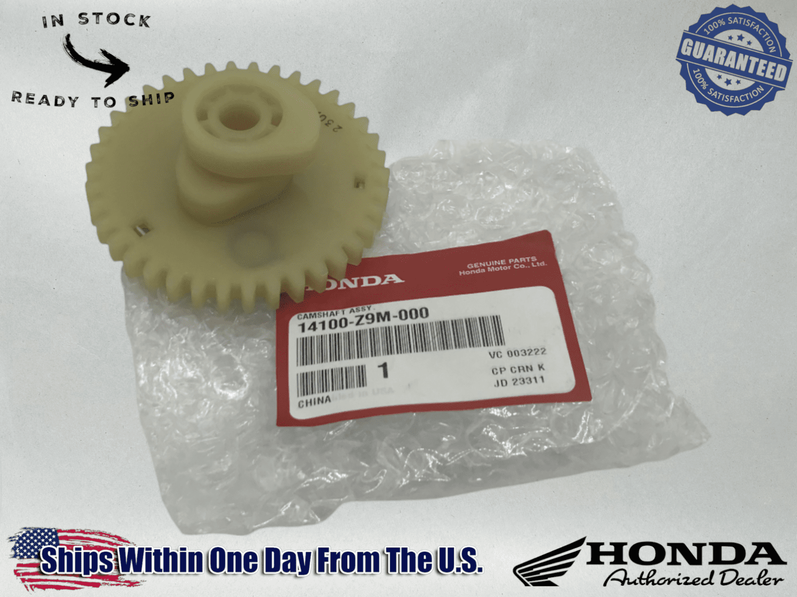 Honda Genuine OEM Camshaft Assy GCV200 HRX217K6 14100-Z9M-000