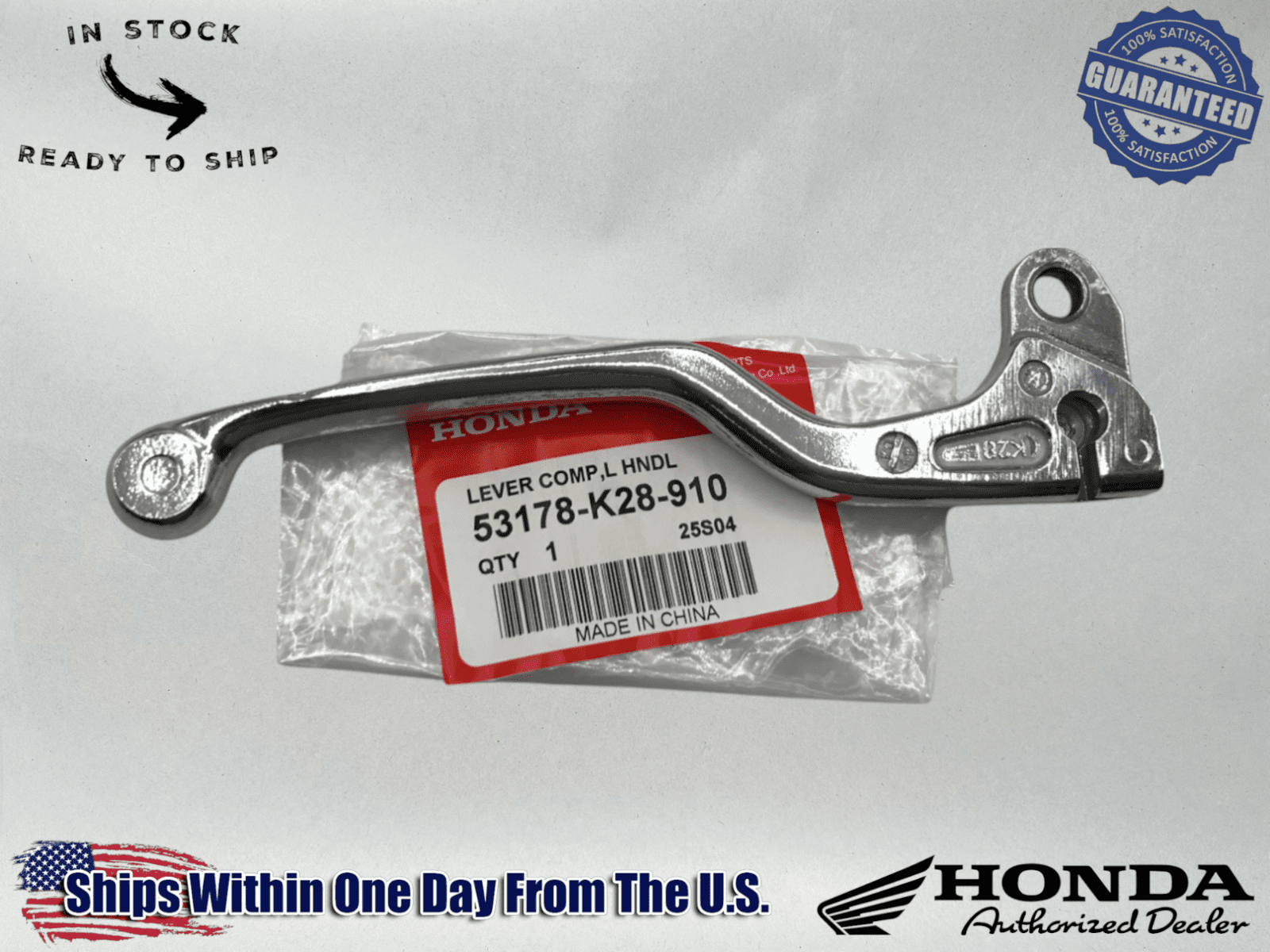 Honda Genuine OEM Clutch Lever 2014-24 CRF125 F CRF125FB Lt Hand