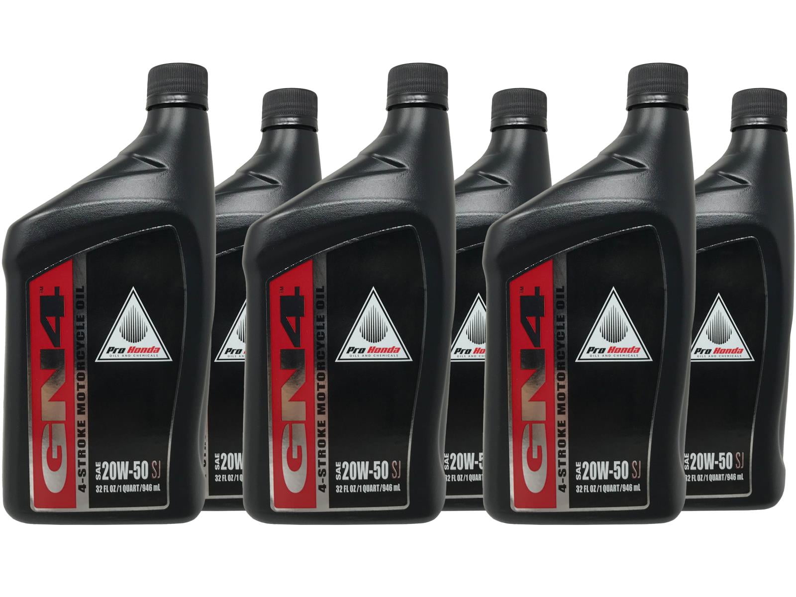 Honda Genuine OEM GN4 20W50 Motorcycle Oil 08C35A251M01 6 Pack