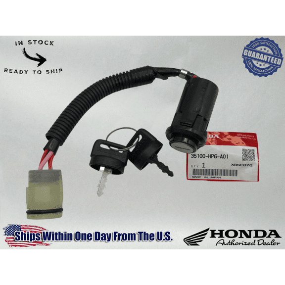 Honda Genuine OEM IGNITION SWITCH 2008-09 TRX700XX SPORTRAX 35100-HP6-A01