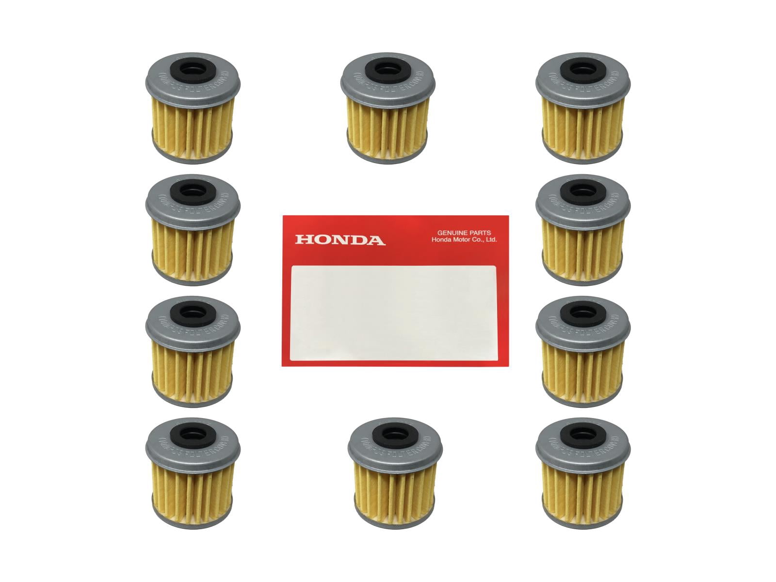 Honda Genuine OEM Oil Filter 15412-MEN-671 - 10 Pack