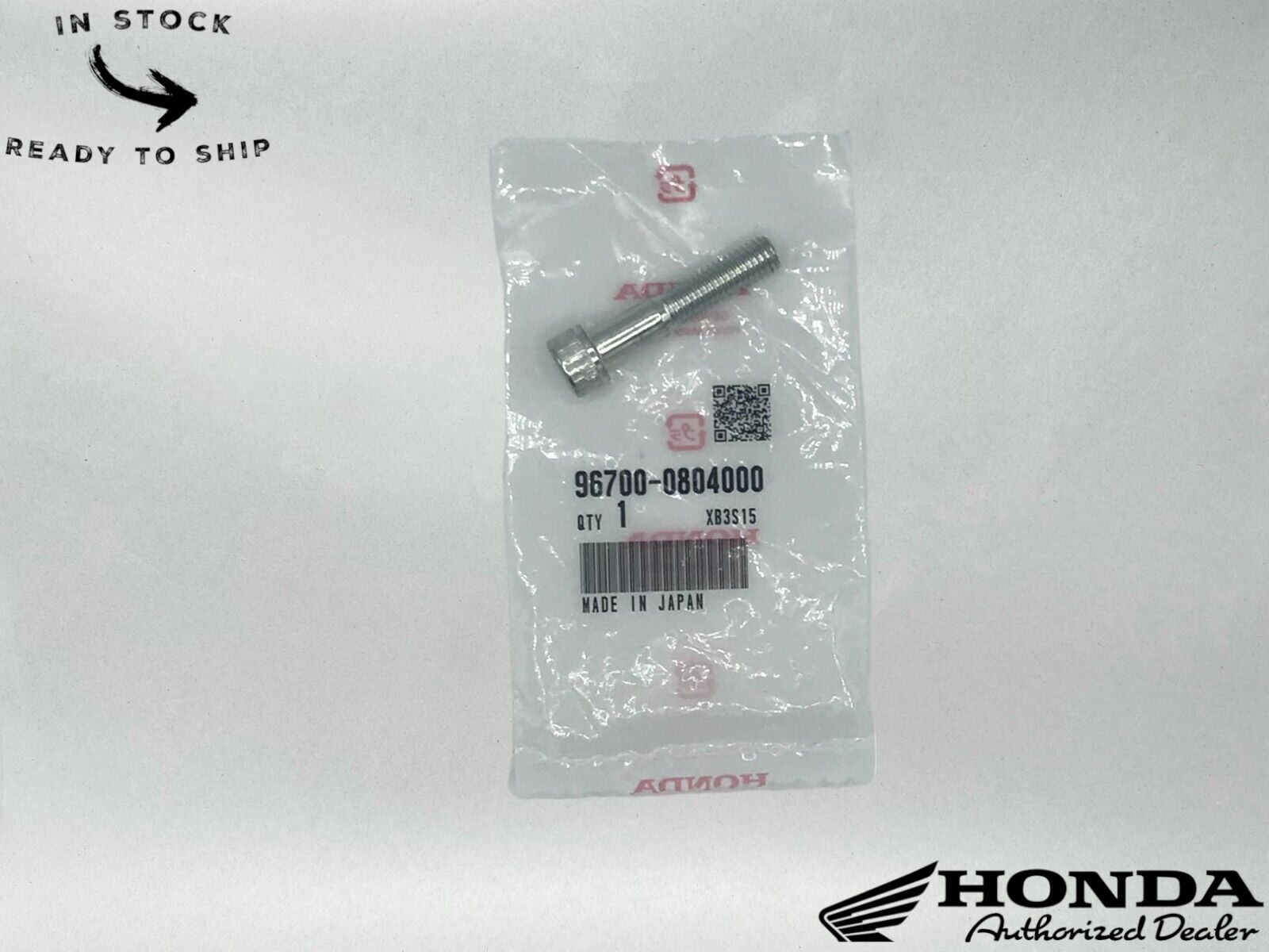 Honda Genuine OEM Socket Bolt (8X40) 96700-0804000 - Walmart Business ...