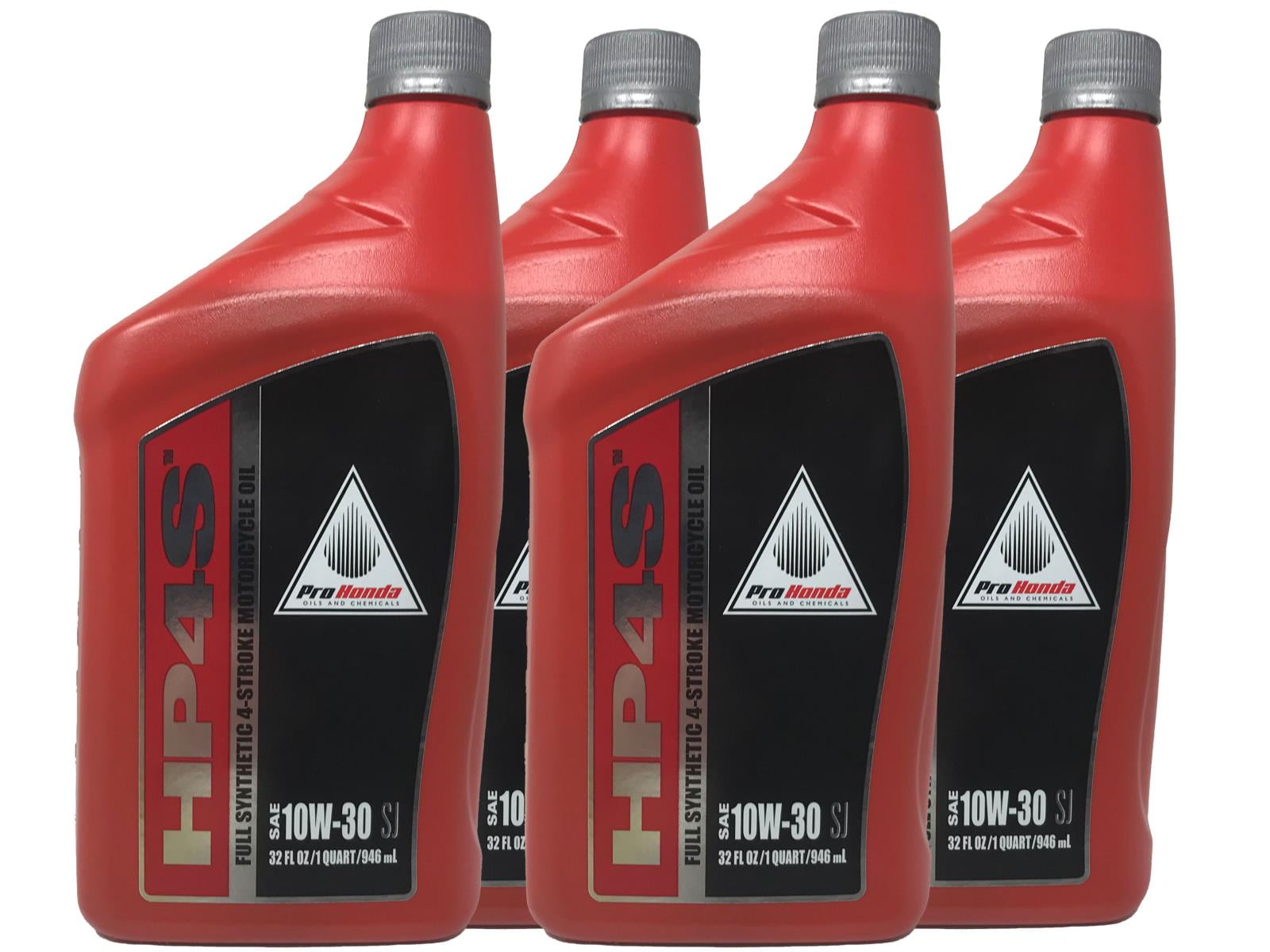 Honda HP4S Full Synthetic Motor Oil 10W-30, 1 qt (4 Pack)