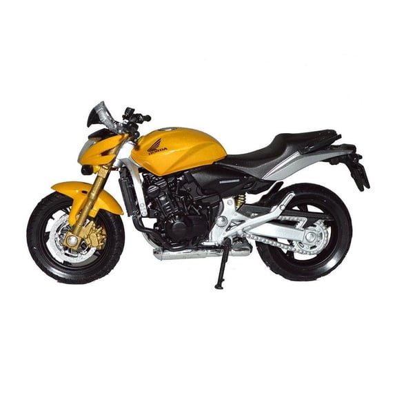 Honda Hornet Diecast Model 1:18 scale Yellow Ex Mag