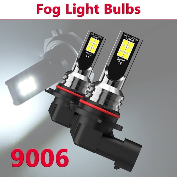 For Honda Insight 2010-2012,9006 LED Fog Light Bulbs, 6500K Cool White Light, 1:1 Mini Size HB4 9006 LED Fog Light Bulbs, 270 Full Illumination(Pack of 2)