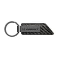 thumbnail image 1 of Honda Insight Black PU Leather Carbon Fiber Texture Strap Black Metal Bar LED Printed Logo Key Chain, 1 of 5