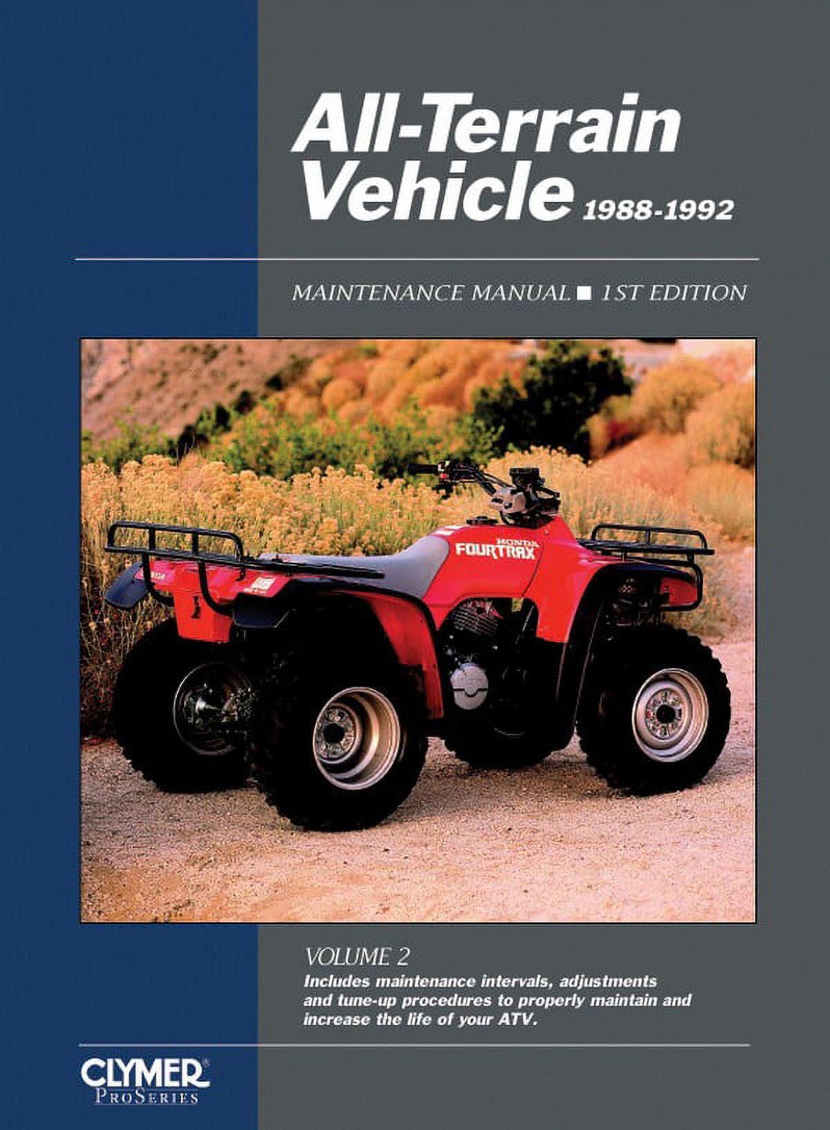 Honda Kawasaki Polaris Suzuki Yamaha All-Terrain Vehicle Volume 2 Service Repair Manual ^