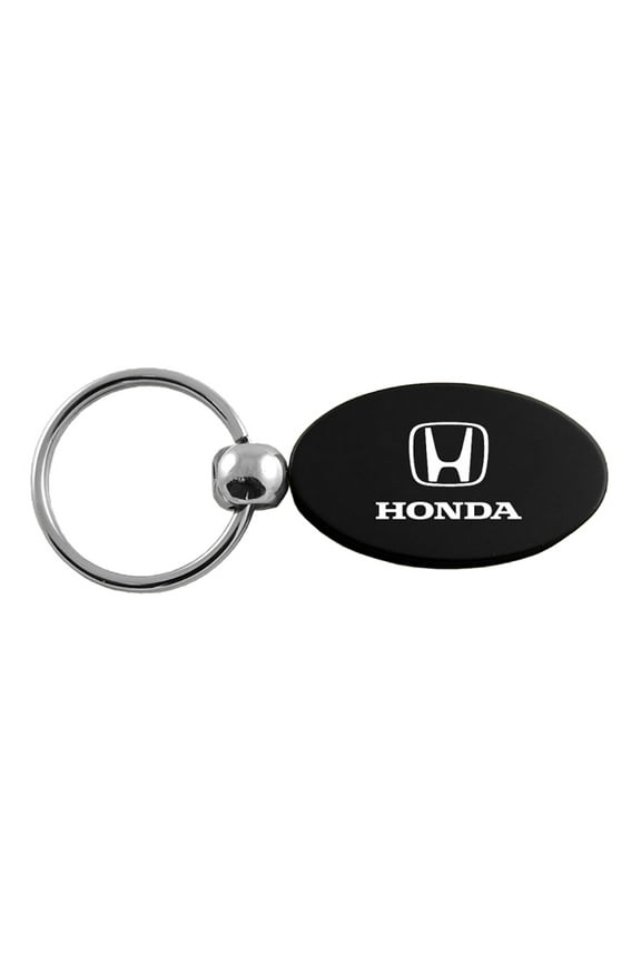 Honda Keychain & Keyring - Black Oval