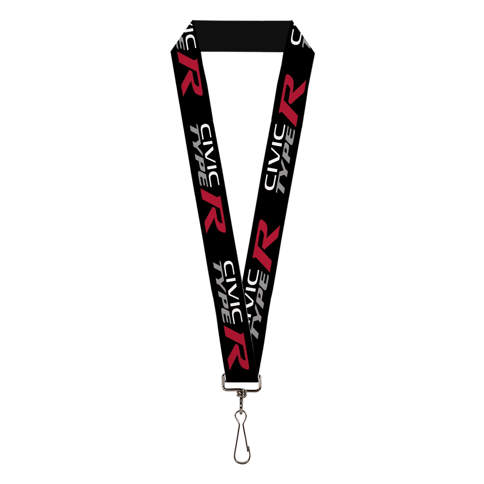 Honda Lanyard, Civic Type R Black White Gray Red, Elastic - Walmart.com
