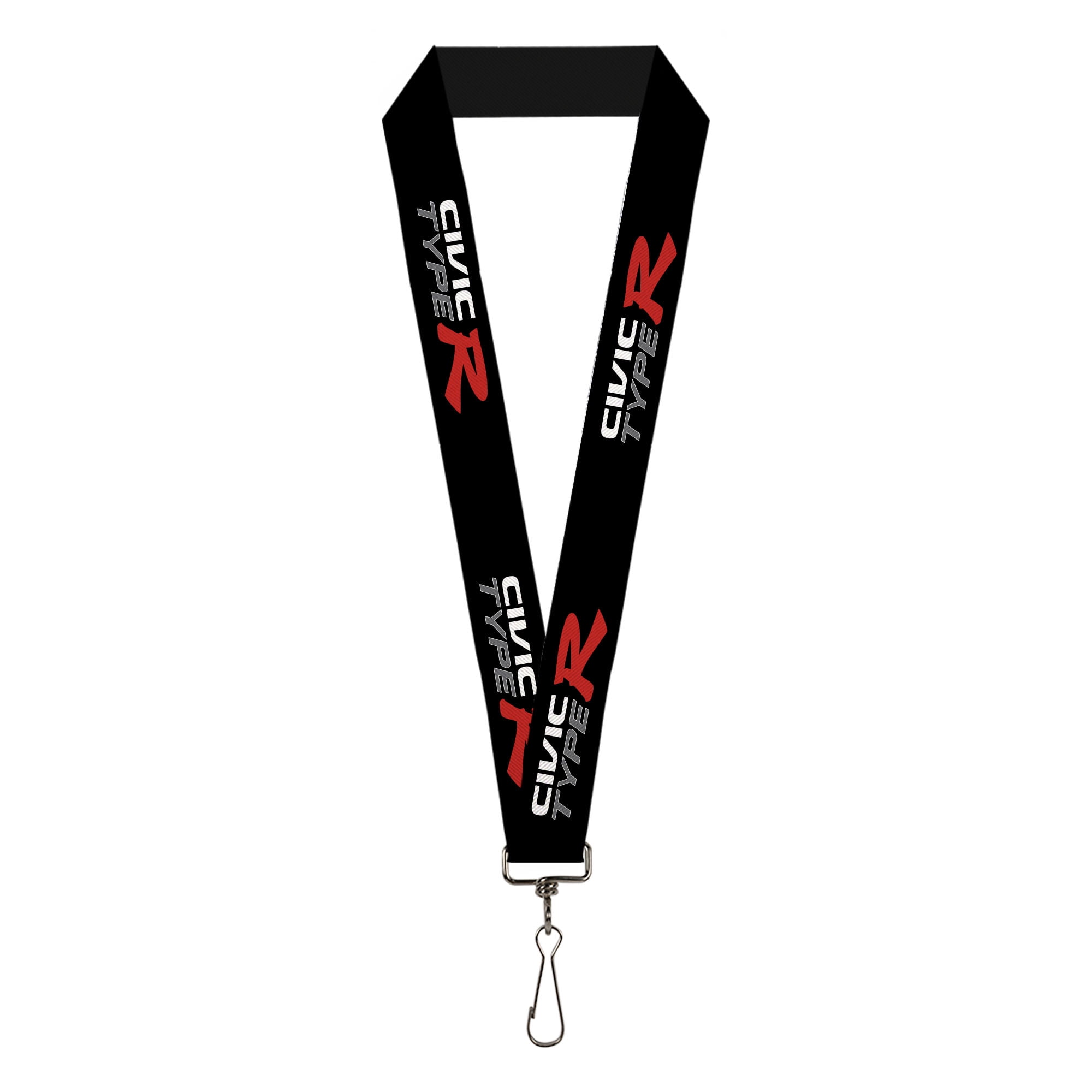 Honda Lanyard, Civic Type R Black White Gray Red, Elastic - Walmart.com