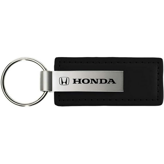 Honda Leather Key Chain Official Licensed - Black