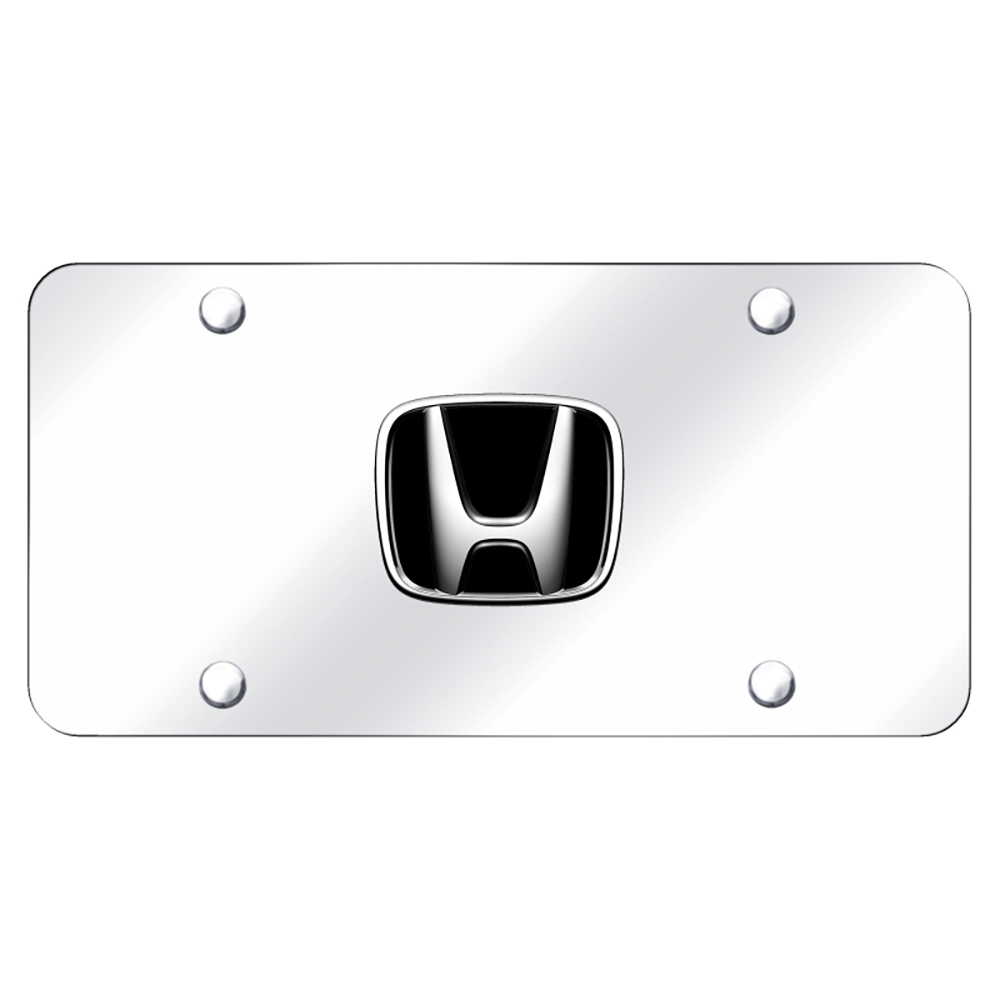 RAM 3D Logo Chrome Stainless Steel License Plate Frame – Made In USA Lifetime Warranty