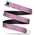 thumbnail image 1 of Honda Logo Repeat Pink Silver Fade Webbing Seatbelt Belt Fashion Belt Standard, 1 of 2