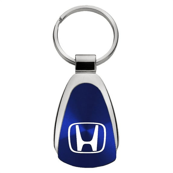 Honda Logo Tear Drop Key Ring (Blue)