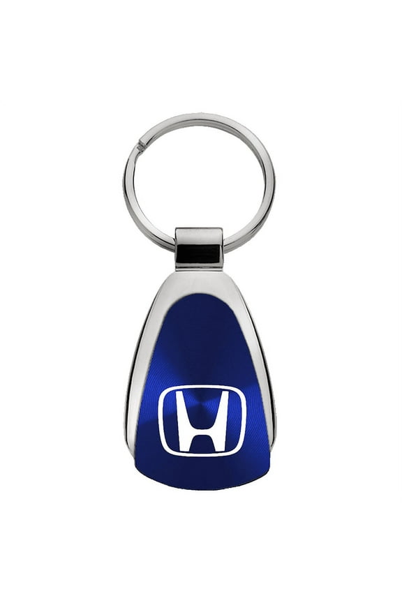Honda Logo Tear Drop Key Ring (Blue)