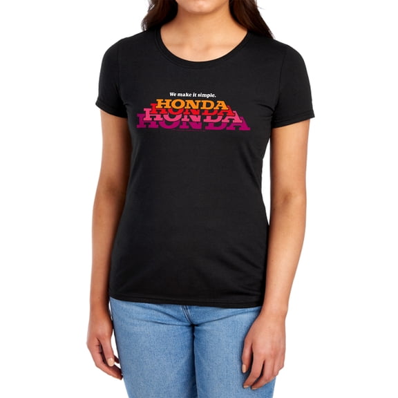 Honda Make It Simple Logo Women's T Shirt, Make It Simple Logo, X-Large