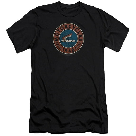 Honda Motorcycle HBO S/S Adult 30/1 T-Shirt Black
