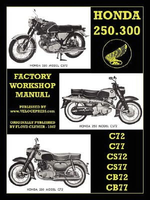 Honda Motorcycles Workshop Manual 250-305 Twins 1960-1969 (Paperback)