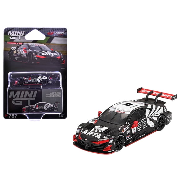 Honda NSX-GT "Type S" GT500 #16 "ARTA" "Super GT Series" (2023) Limited Edition 1/64 Diecast Model Car by Mini GT